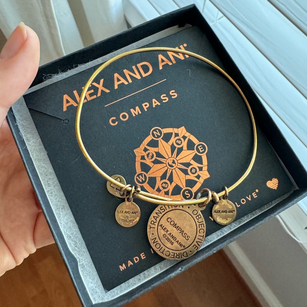 Alex and Ani Compass Bracelet - Picture 2 of 6